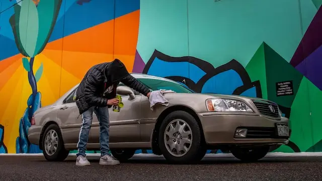 man with a car