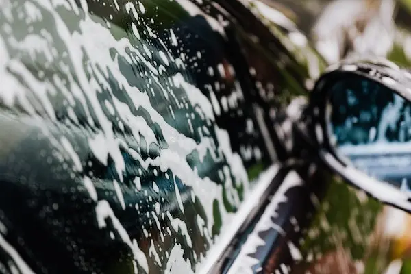 washing a vehicle