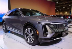 Cadillac LYRIQ at a car show
