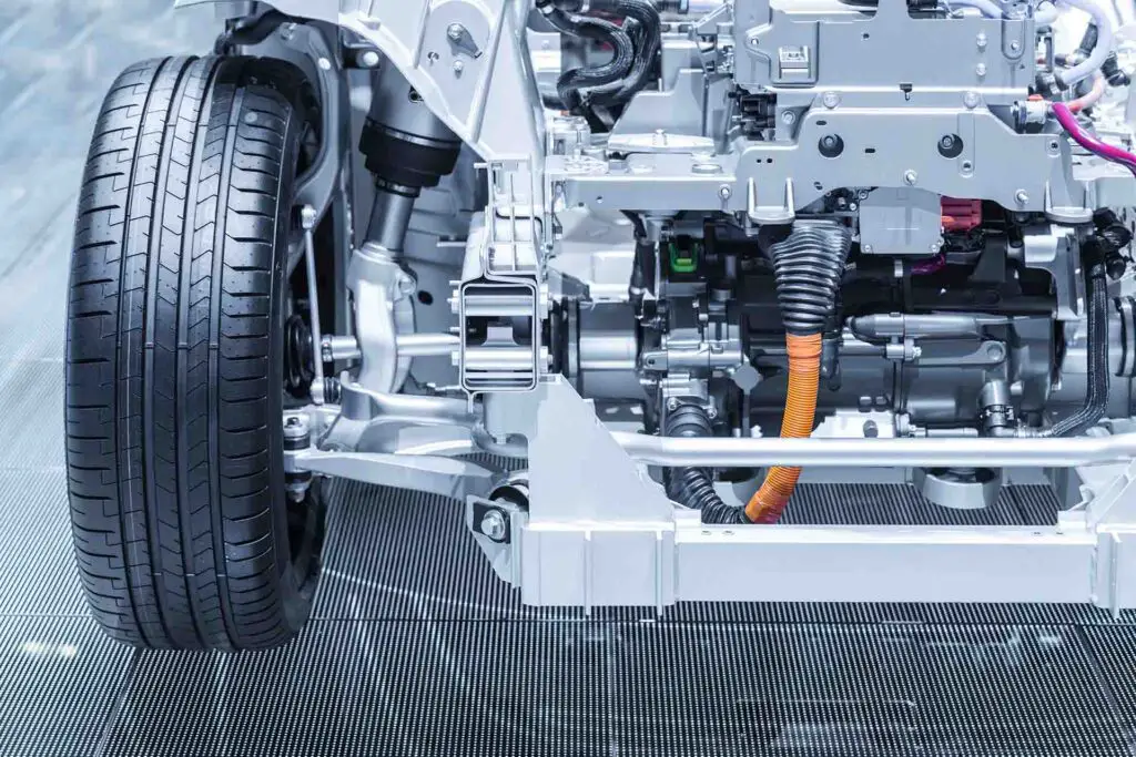 Inside mechanism of a drivetrain system