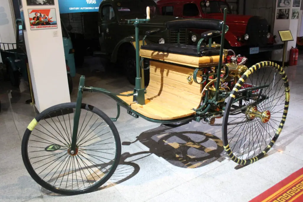 Motorwagen in a museum
