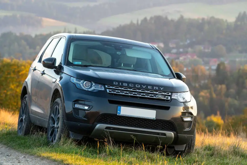 Land Rover Discovery Sport on mountain wilderness