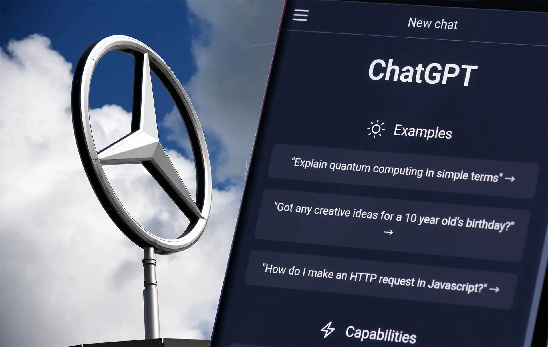 Mercedes adopts ChatGPT