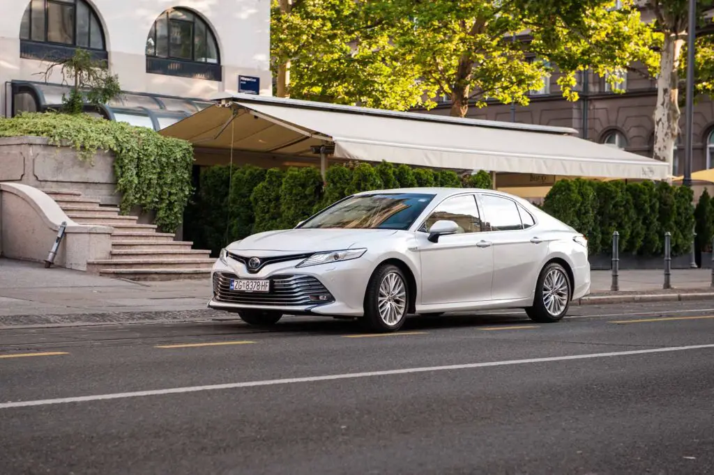 Toyota Camry on the street