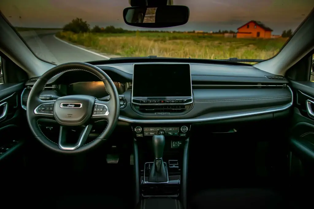  Interior of the Jeep Compass