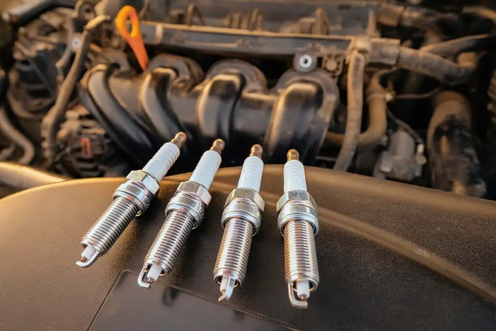 New spark plugs ready to be installed in a vehicle