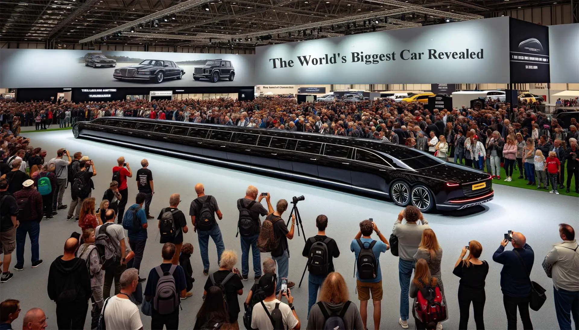 The World's Biggest Car Revealed - AI image