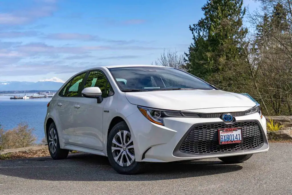 05-2021: 2021 Toyota Corolla Hybrid Vehicle  at Howarth Park