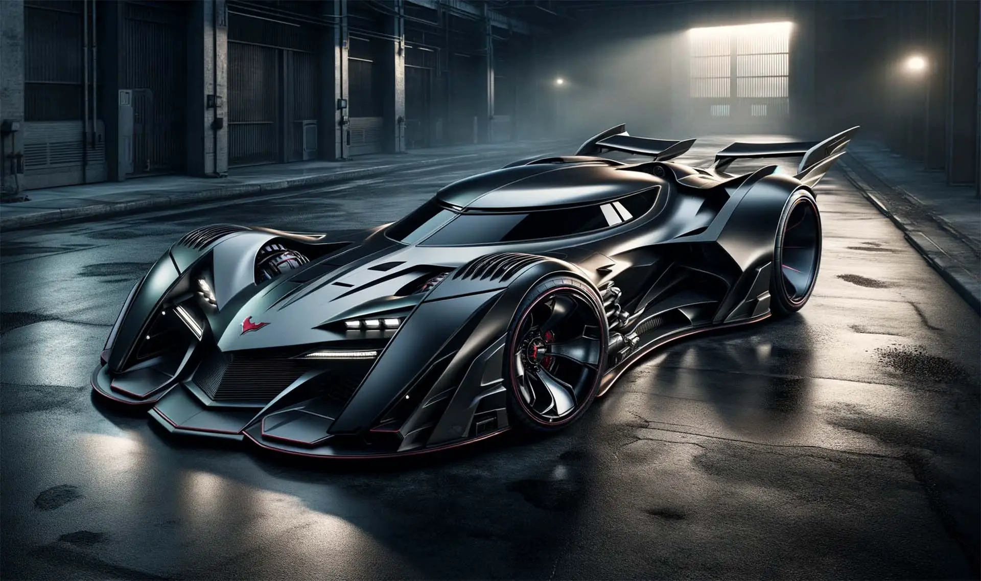 A_sports_car_styled_Batmobile_blending_futuristic_and_classic_design_elements.