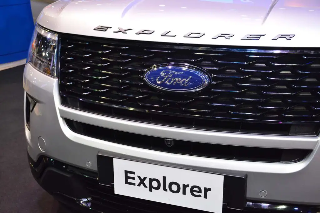 Ford Explorer at an auto show