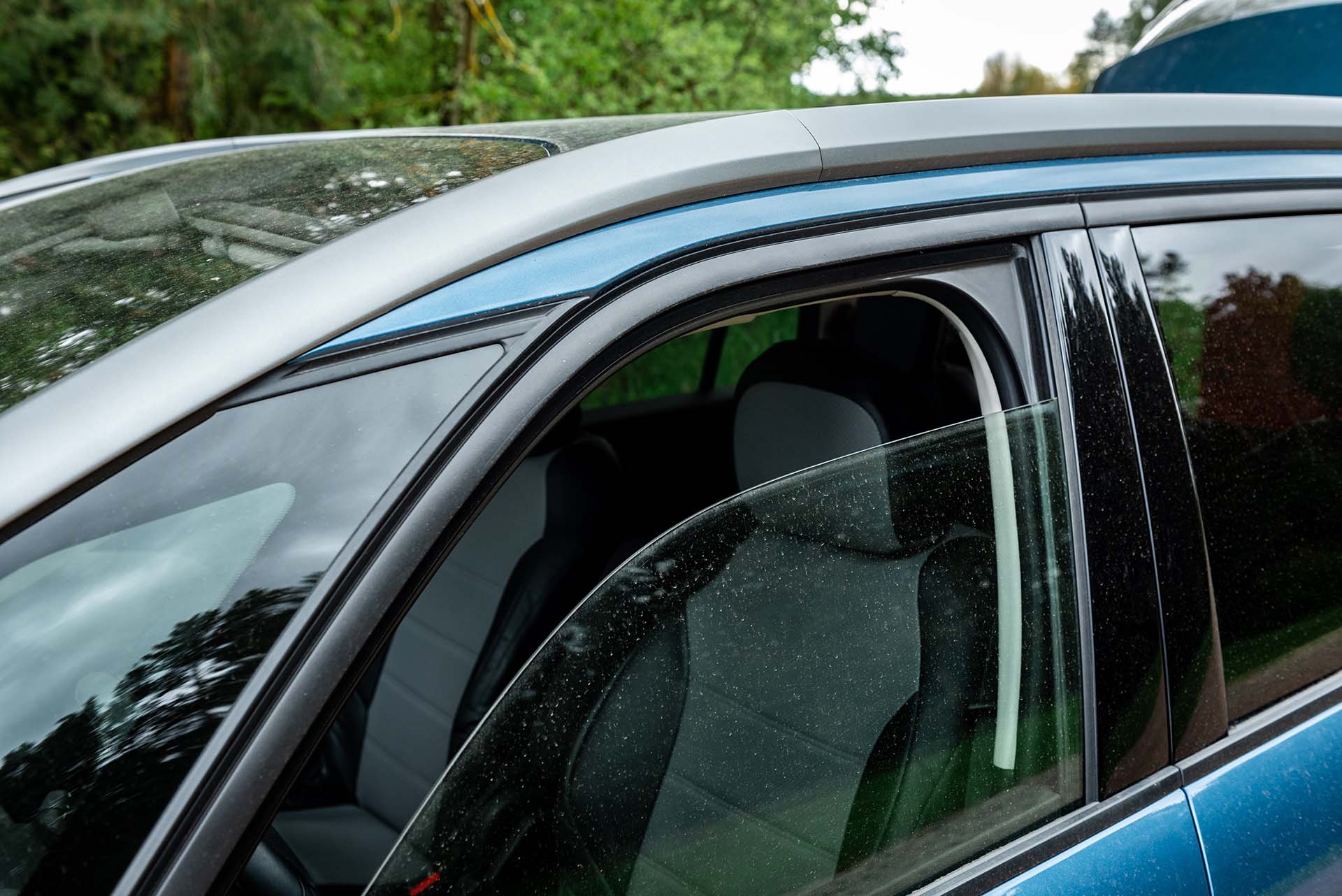 Open window in the car