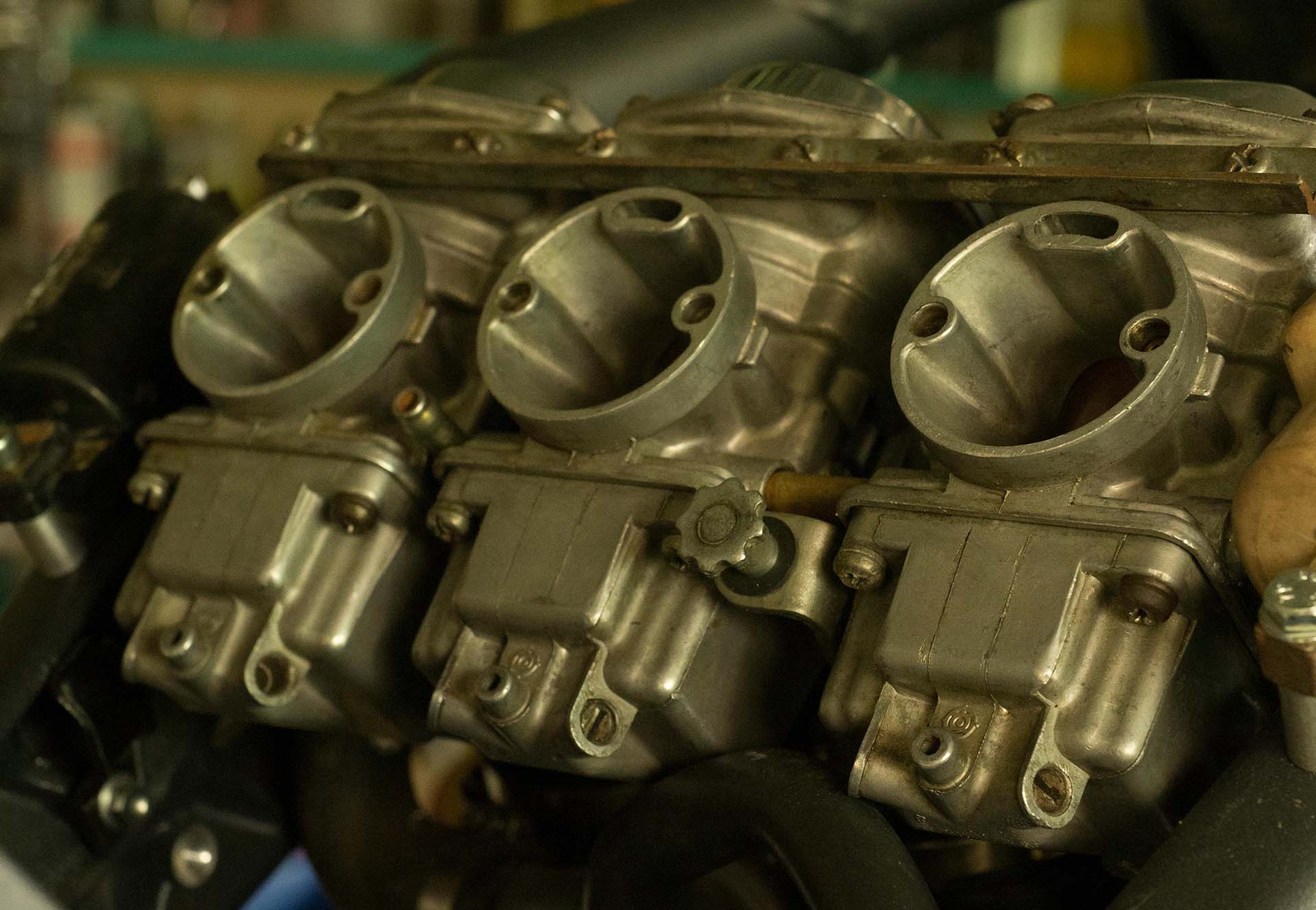 The carburetor of a vehicle