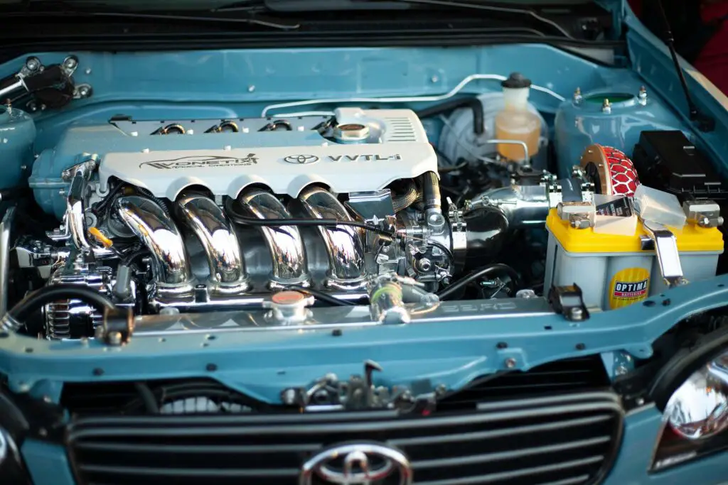 The engine of Toyota 