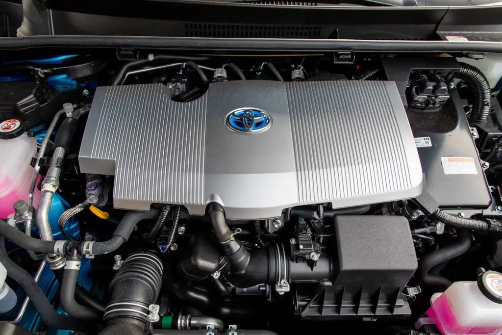 A Look under the hood of a 2019 Toyota Prius Hybrid Motor