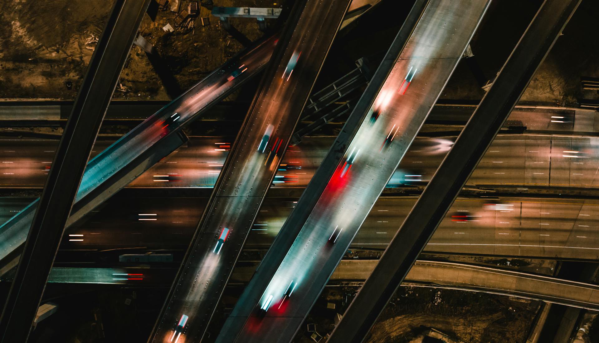 Highway overpass in Houston, Texas